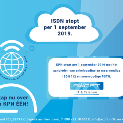 KPN stopt per 1 september 2019 met ISDN!